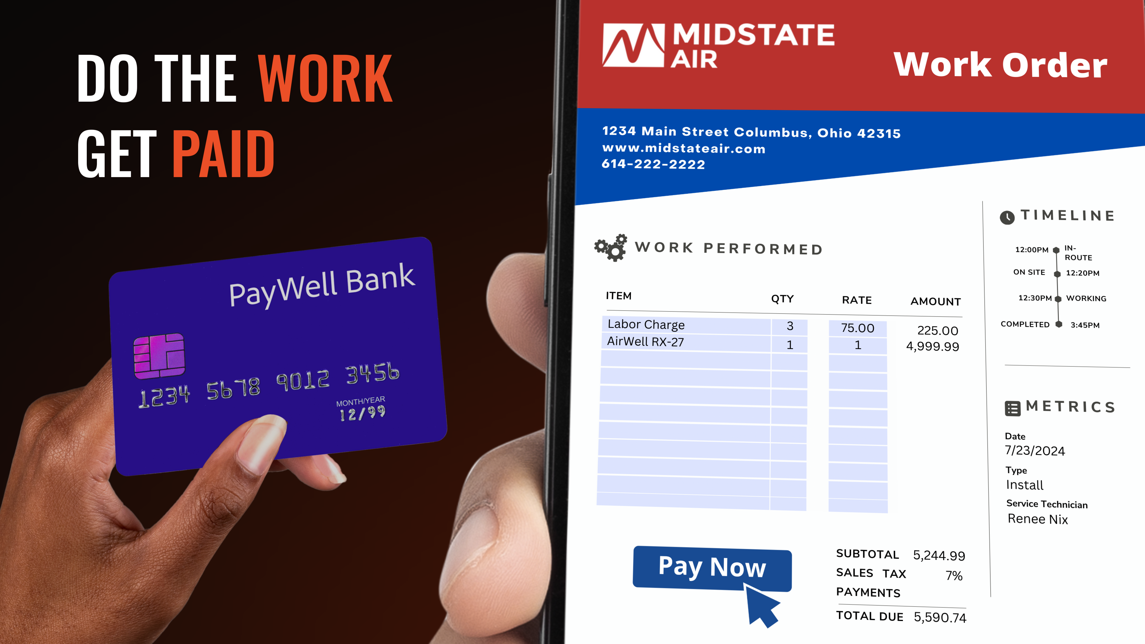 screenshot of Smart Service